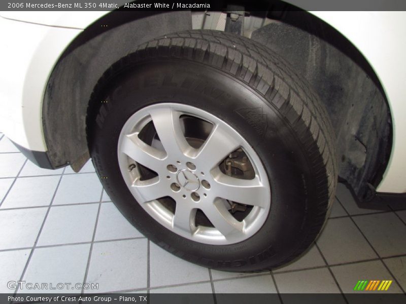 Alabaster White / Macadamia 2006 Mercedes-Benz ML 350 4Matic