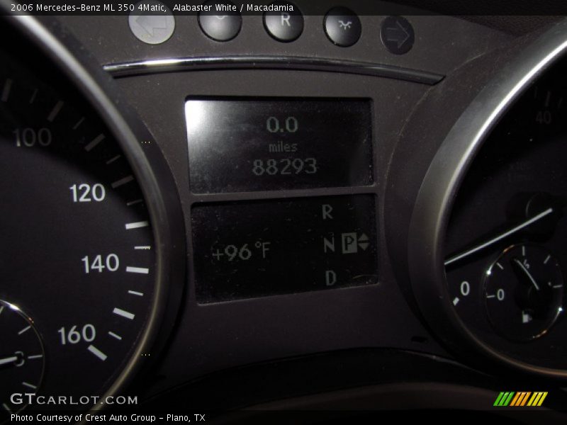Alabaster White / Macadamia 2006 Mercedes-Benz ML 350 4Matic