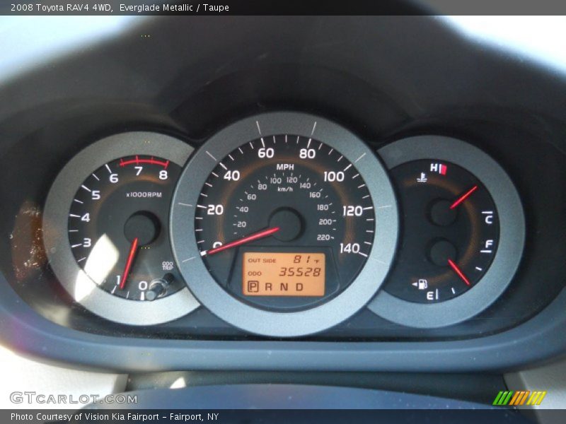 Everglade Metallic / Taupe 2008 Toyota RAV4 4WD