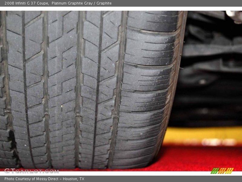 Platinum Graphite Gray / Graphite 2008 Infiniti G 37 Coupe