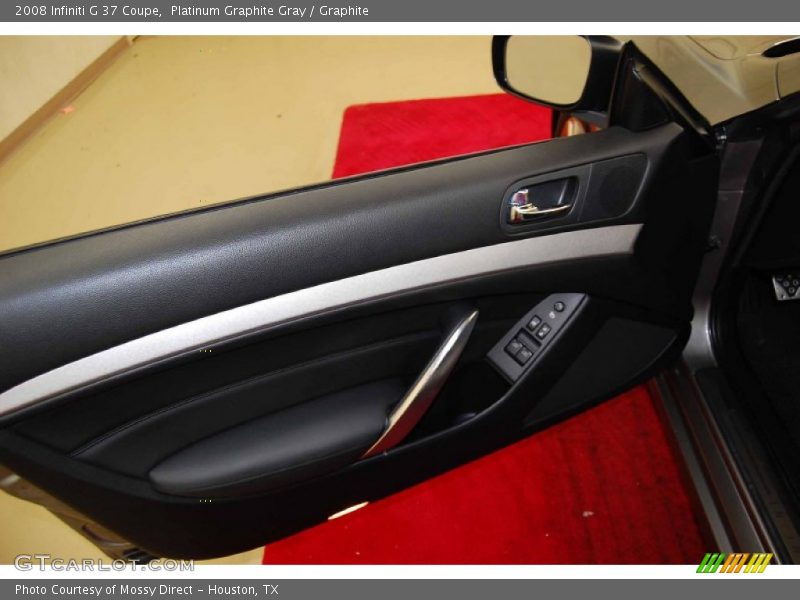 Platinum Graphite Gray / Graphite 2008 Infiniti G 37 Coupe