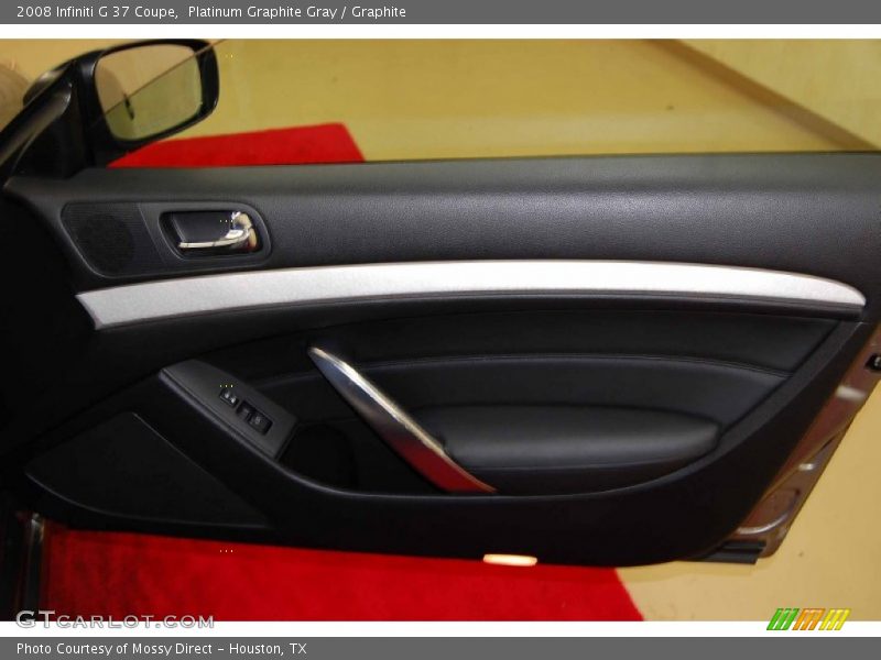 Platinum Graphite Gray / Graphite 2008 Infiniti G 37 Coupe