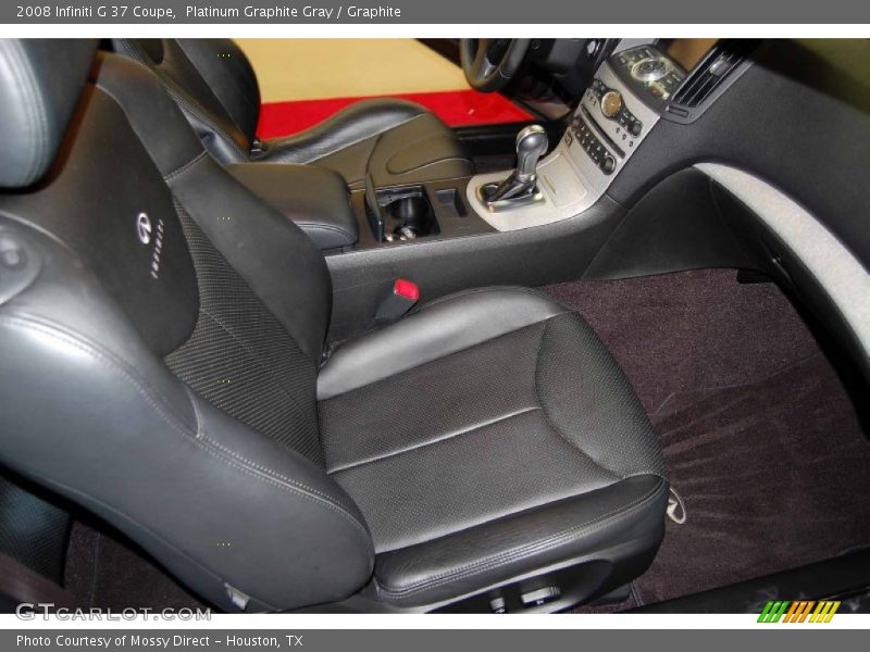 Platinum Graphite Gray / Graphite 2008 Infiniti G 37 Coupe