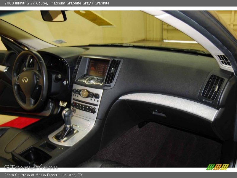 Platinum Graphite Gray / Graphite 2008 Infiniti G 37 Coupe