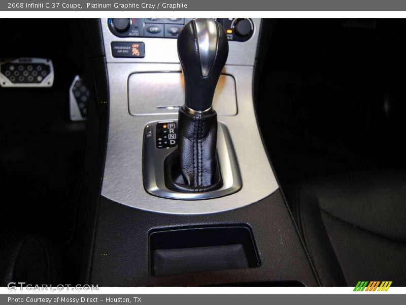 Platinum Graphite Gray / Graphite 2008 Infiniti G 37 Coupe