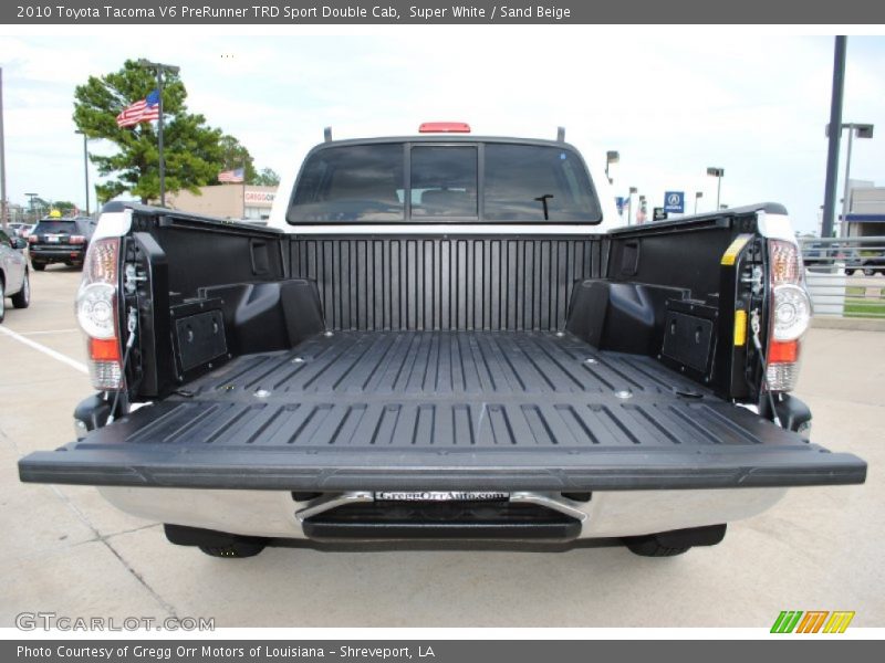 Super White / Sand Beige 2010 Toyota Tacoma V6 PreRunner TRD Sport Double Cab