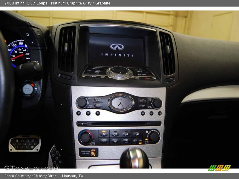 Platinum Graphite Gray / Graphite 2008 Infiniti G 37 Coupe