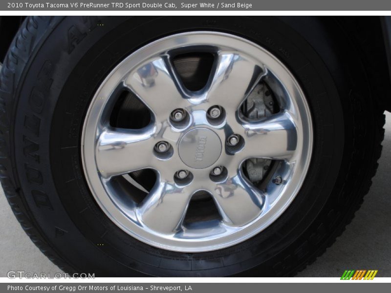 Super White / Sand Beige 2010 Toyota Tacoma V6 PreRunner TRD Sport Double Cab