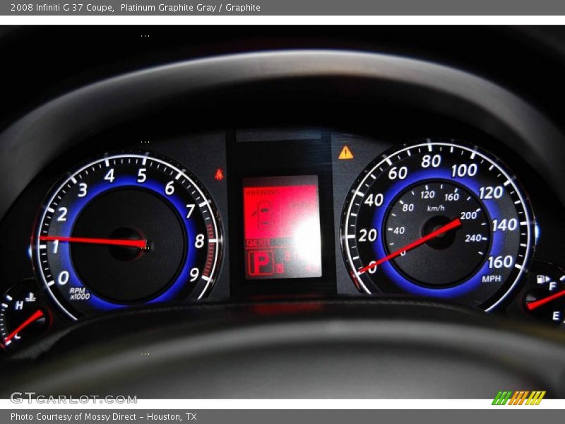 Platinum Graphite Gray / Graphite 2008 Infiniti G 37 Coupe