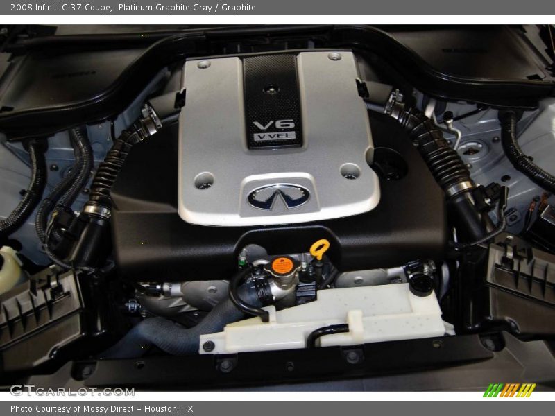Platinum Graphite Gray / Graphite 2008 Infiniti G 37 Coupe