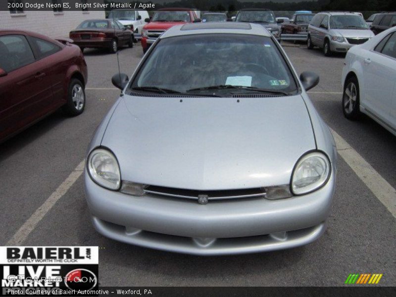 Bright Silver Metallic / Agate 2000 Dodge Neon ES
