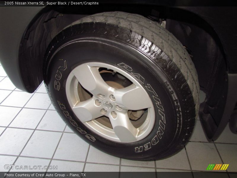 Super Black / Desert/Graphite 2005 Nissan Xterra SE