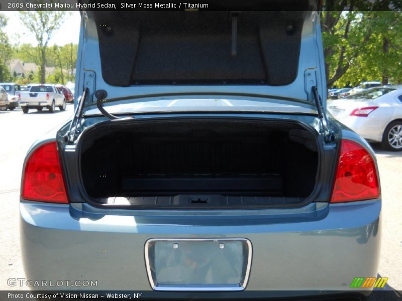 Silver Moss Metallic / Titanium 2009 Chevrolet Malibu Hybrid Sedan