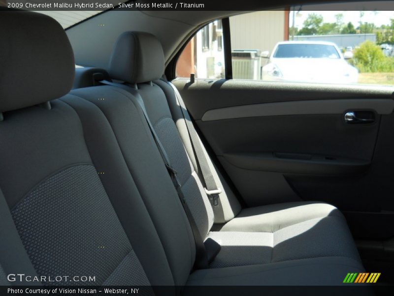 Silver Moss Metallic / Titanium 2009 Chevrolet Malibu Hybrid Sedan