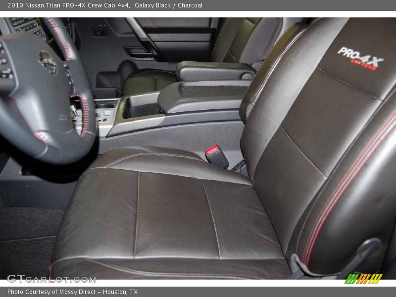 2010 Titan PRO-4X Crew Cab 4x4 Charcoal Interior