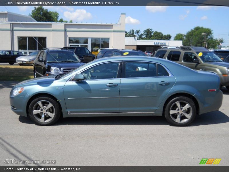  2009 Malibu Hybrid Sedan Silver Moss Metallic