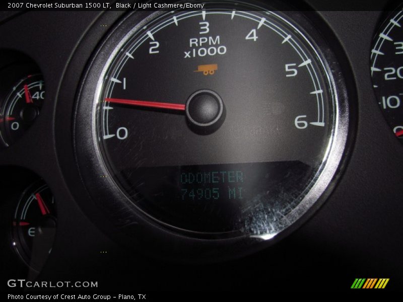Black / Light Cashmere/Ebony 2007 Chevrolet Suburban 1500 LT
