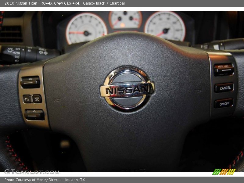 Controls of 2010 Titan PRO-4X Crew Cab 4x4