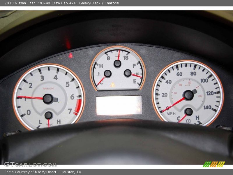 2010 Titan PRO-4X Crew Cab 4x4 PRO-4X Crew Cab 4x4 Gauges