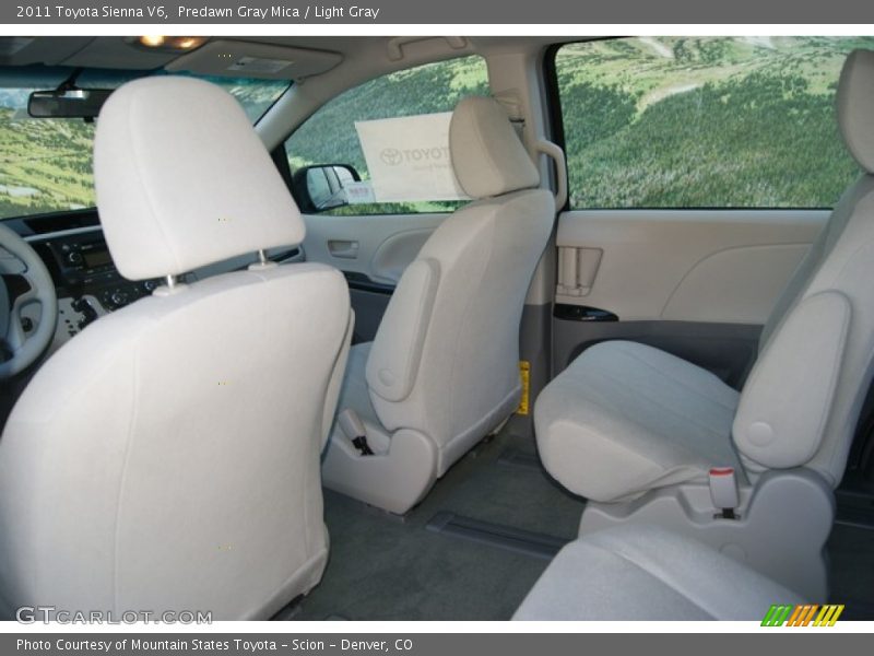 Predawn Gray Mica / Light Gray 2011 Toyota Sienna V6