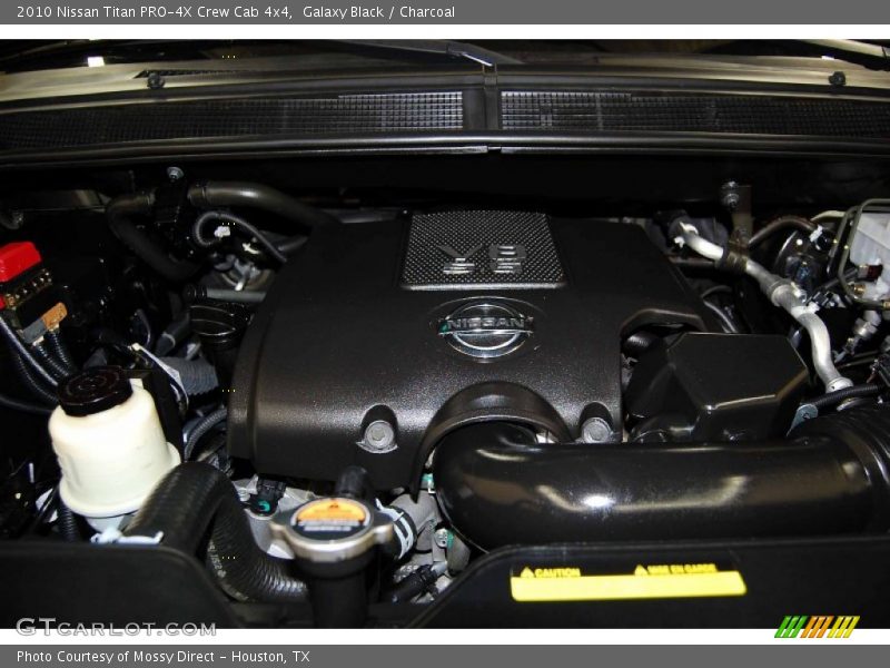  2010 Titan PRO-4X Crew Cab 4x4 Engine - 5.6 Liter Flex-Fuel DOHC 32-Valve CVTCS V8