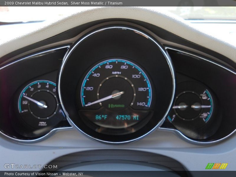  2009 Malibu Hybrid Sedan Hybrid Sedan Gauges