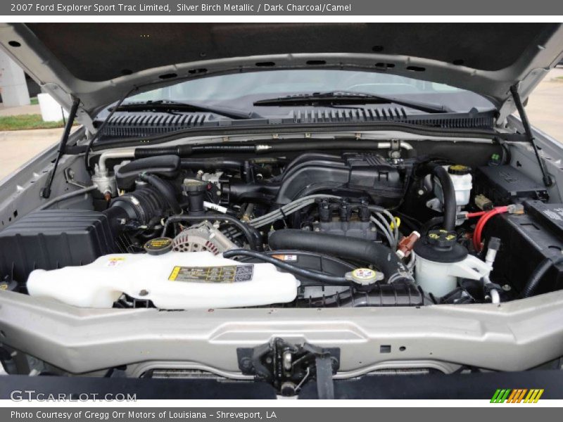 Silver Birch Metallic / Dark Charcoal/Camel 2007 Ford Explorer Sport Trac Limited