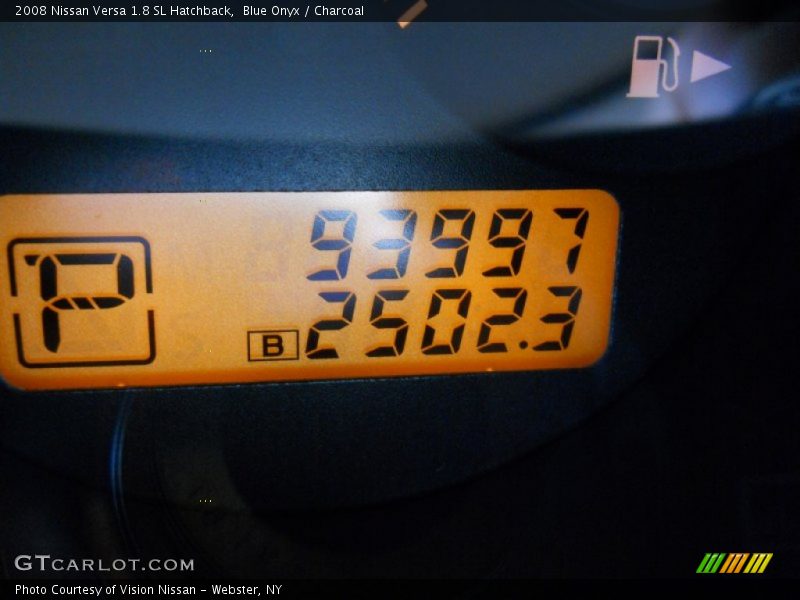 Blue Onyx / Charcoal 2008 Nissan Versa 1.8 SL Hatchback