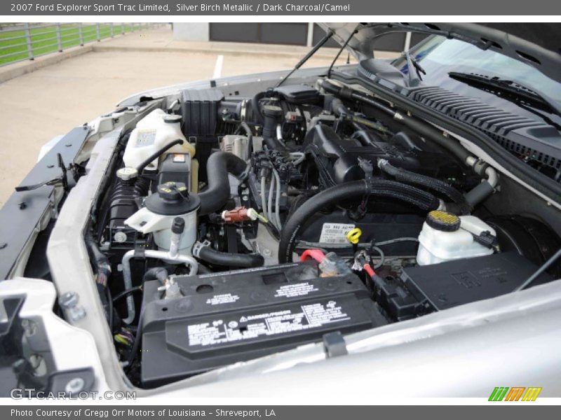 Silver Birch Metallic / Dark Charcoal/Camel 2007 Ford Explorer Sport Trac Limited