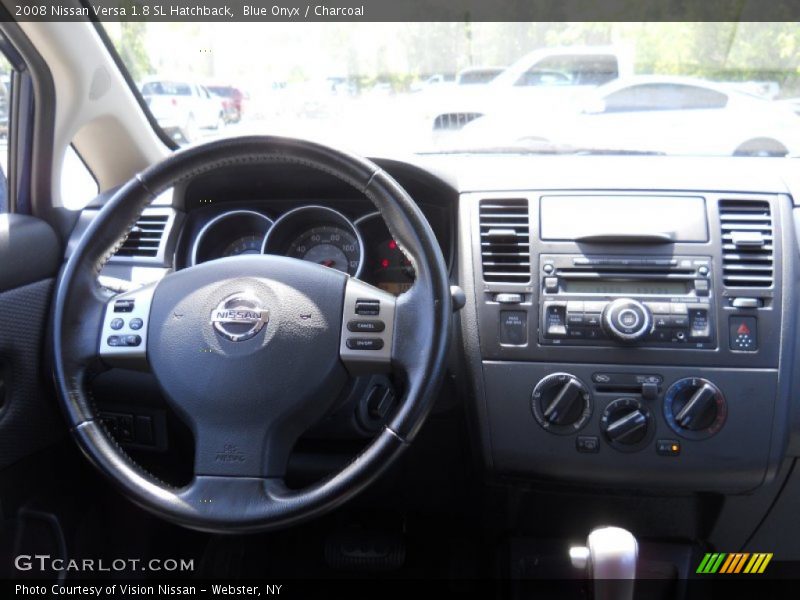 Blue Onyx / Charcoal 2008 Nissan Versa 1.8 SL Hatchback