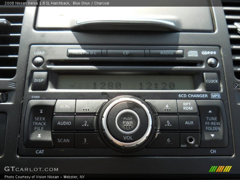 Blue Onyx / Charcoal 2008 Nissan Versa 1.8 SL Hatchback