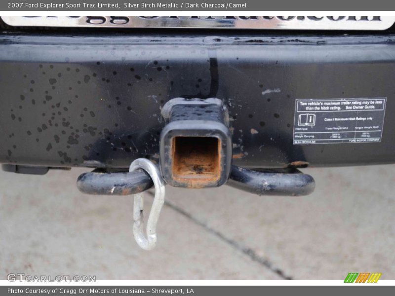 Silver Birch Metallic / Dark Charcoal/Camel 2007 Ford Explorer Sport Trac Limited