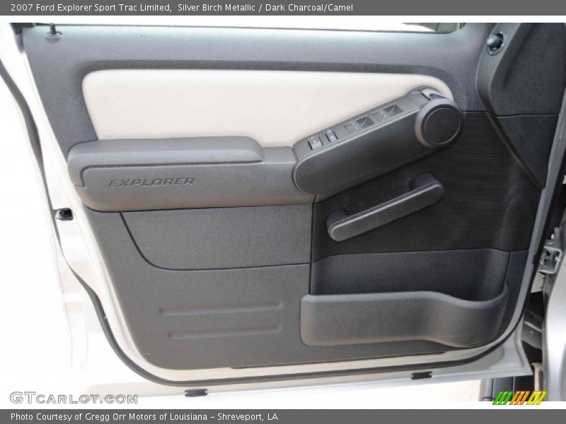 Silver Birch Metallic / Dark Charcoal/Camel 2007 Ford Explorer Sport Trac Limited