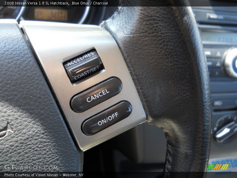 Blue Onyx / Charcoal 2008 Nissan Versa 1.8 SL Hatchback