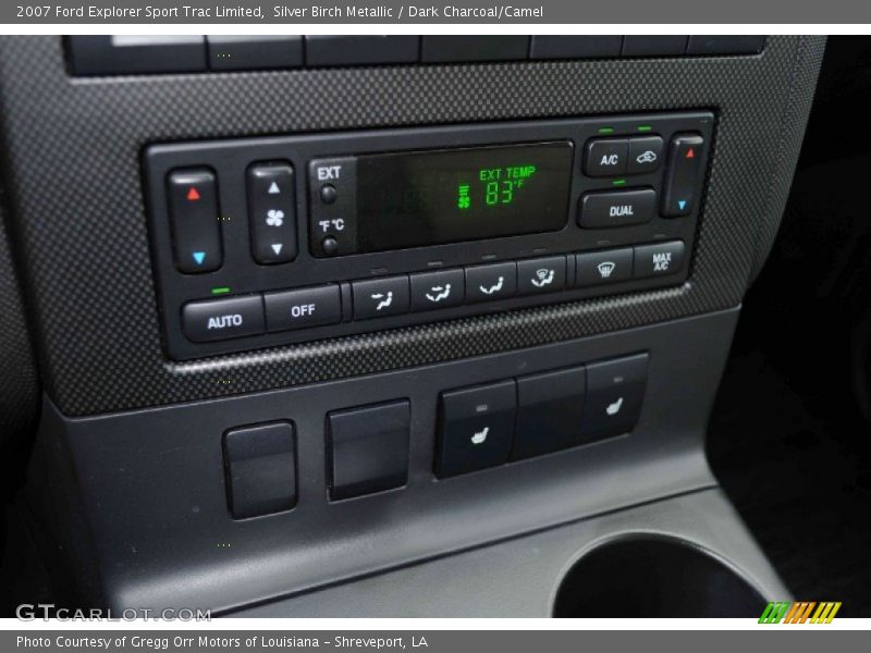Silver Birch Metallic / Dark Charcoal/Camel 2007 Ford Explorer Sport Trac Limited