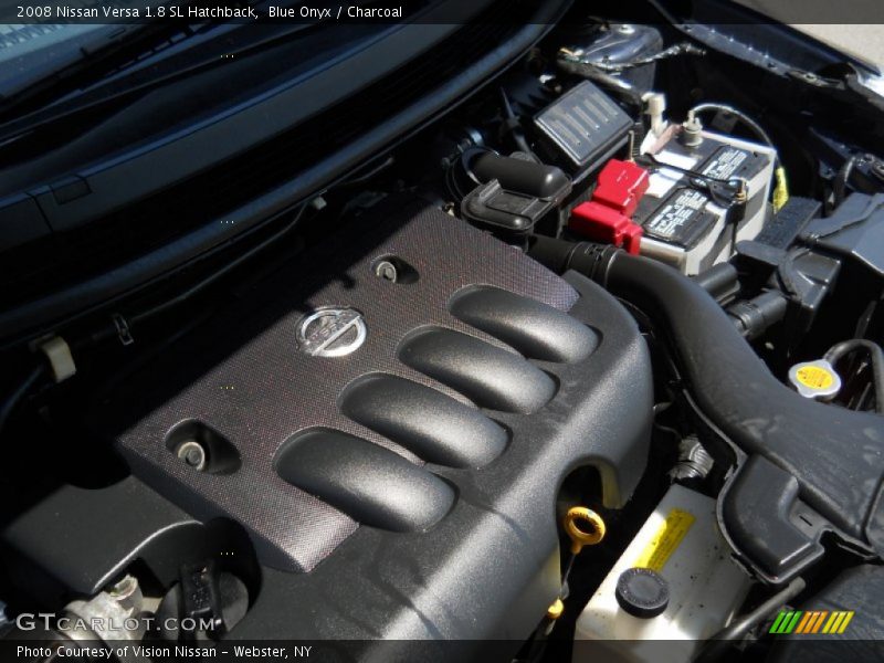 Blue Onyx / Charcoal 2008 Nissan Versa 1.8 SL Hatchback