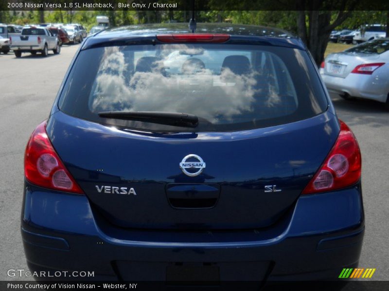 Blue Onyx / Charcoal 2008 Nissan Versa 1.8 SL Hatchback