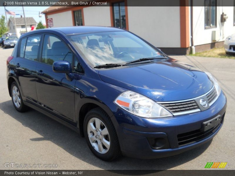 Blue Onyx / Charcoal 2008 Nissan Versa 1.8 SL Hatchback