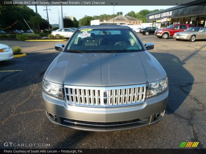 Dune Pearl Metallic / Dark Charcoal 2008 Lincoln MKZ AWD Sedan