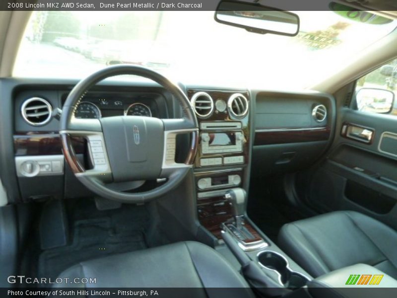 Dune Pearl Metallic / Dark Charcoal 2008 Lincoln MKZ AWD Sedan