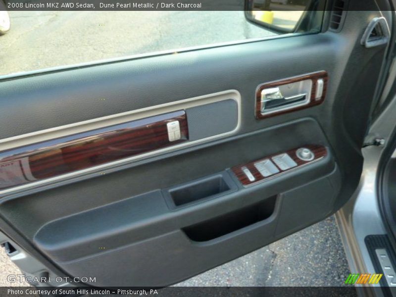 Dune Pearl Metallic / Dark Charcoal 2008 Lincoln MKZ AWD Sedan