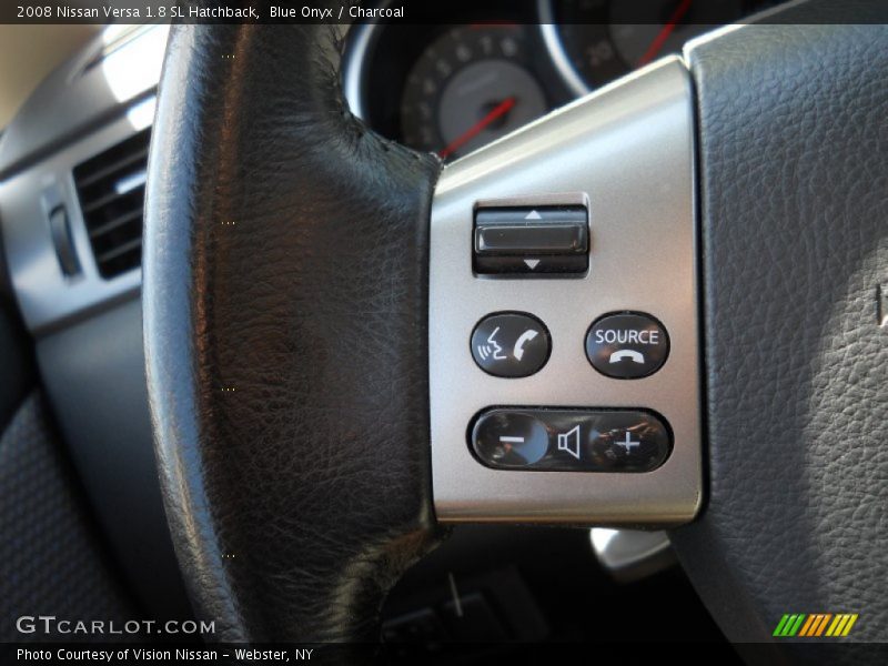 Blue Onyx / Charcoal 2008 Nissan Versa 1.8 SL Hatchback
