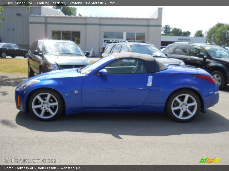 Daytona Blue Metallic / Frost 2005 Nissan 350Z Touring Roadster