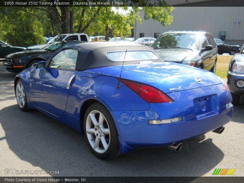 Daytona Blue Metallic / Frost 2005 Nissan 350Z Touring Roadster