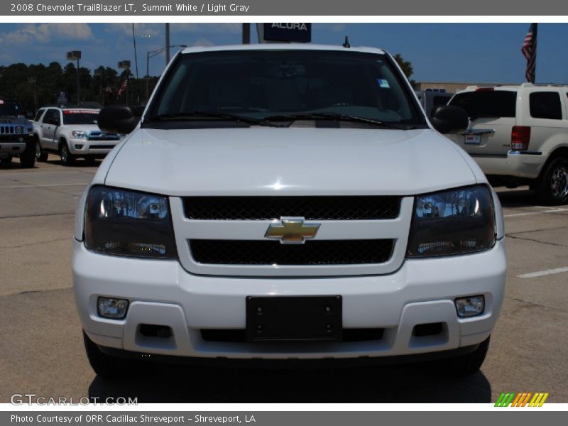 Summit White / Light Gray 2008 Chevrolet TrailBlazer LT