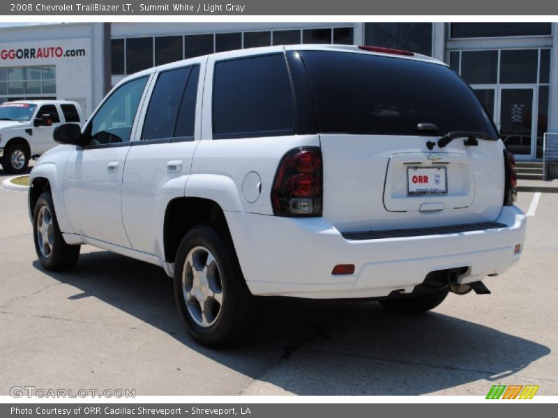 Summit White / Light Gray 2008 Chevrolet TrailBlazer LT