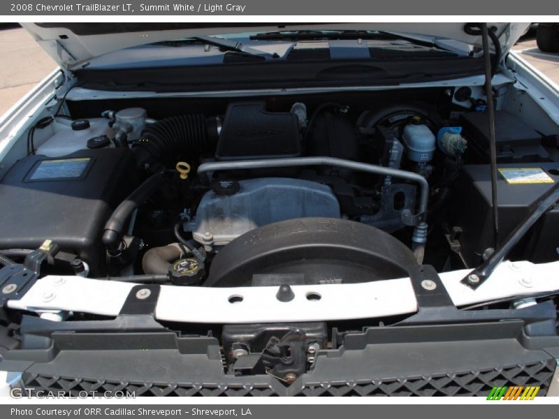 Summit White / Light Gray 2008 Chevrolet TrailBlazer LT