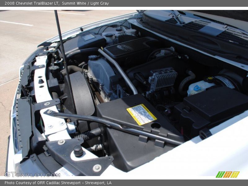 Summit White / Light Gray 2008 Chevrolet TrailBlazer LT