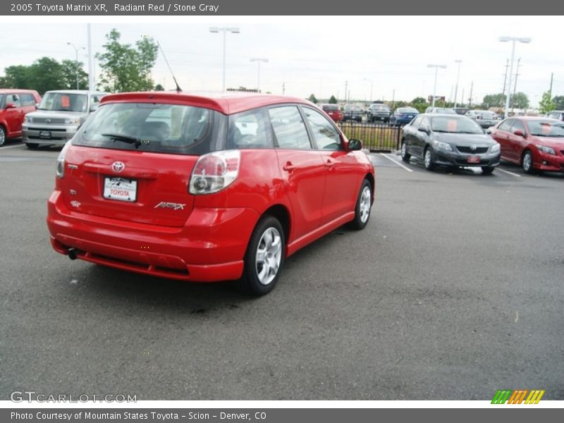 Radiant Red / Stone Gray 2005 Toyota Matrix XR
