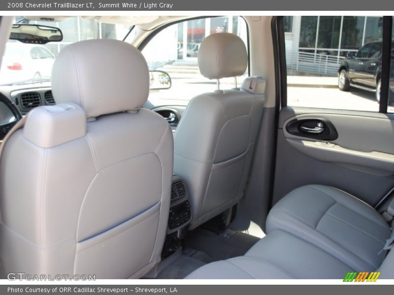Summit White / Light Gray 2008 Chevrolet TrailBlazer LT